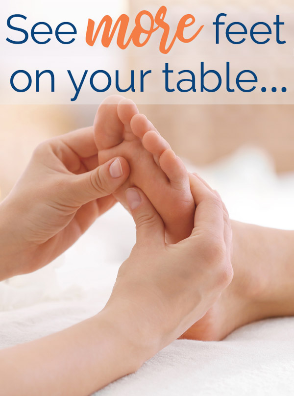 see more feet on your reflexology table