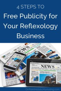 free publicity for your reflexology business