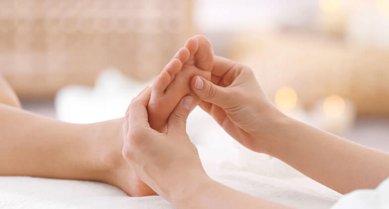 one new reflexology session