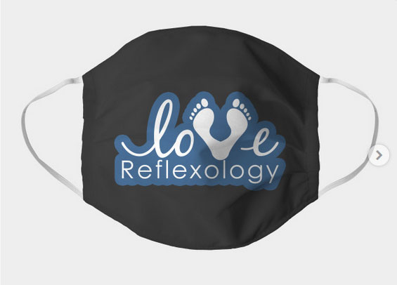 face mask love reflexology