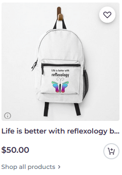 reflexology design backpack