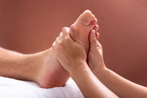reflexology clean background