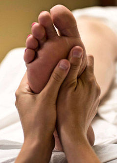 sole of foot position