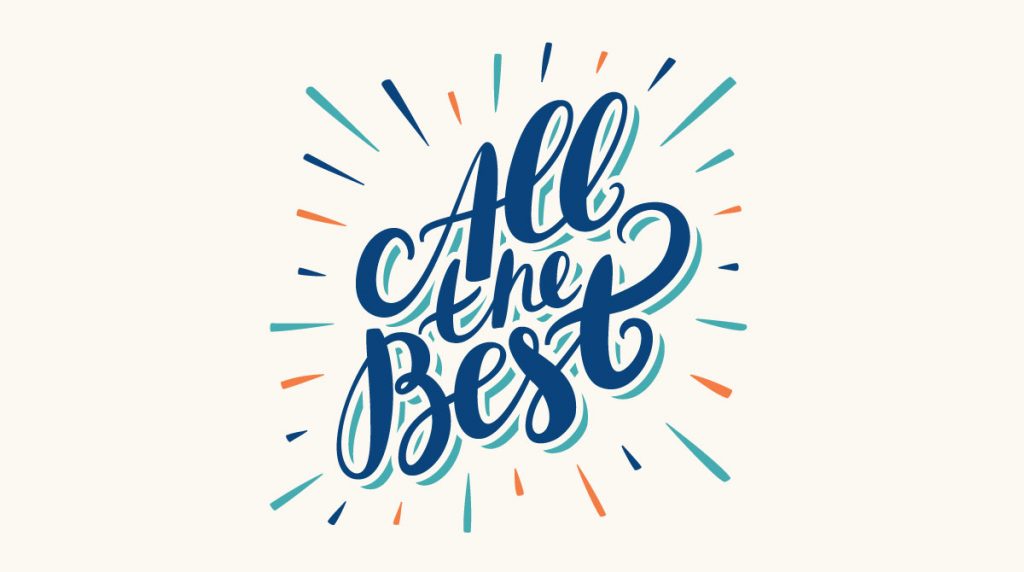 I wish you all the best